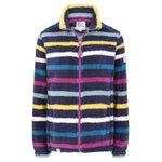 LJ57S - Full Zip Striped Snug Sweatshirt - Peacock