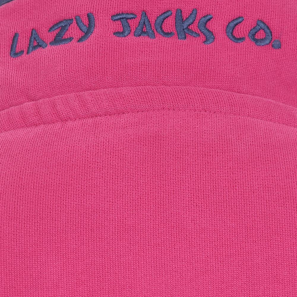 LJ5 - Ladies' Button Neck Sweatshirt - Honeysuckle