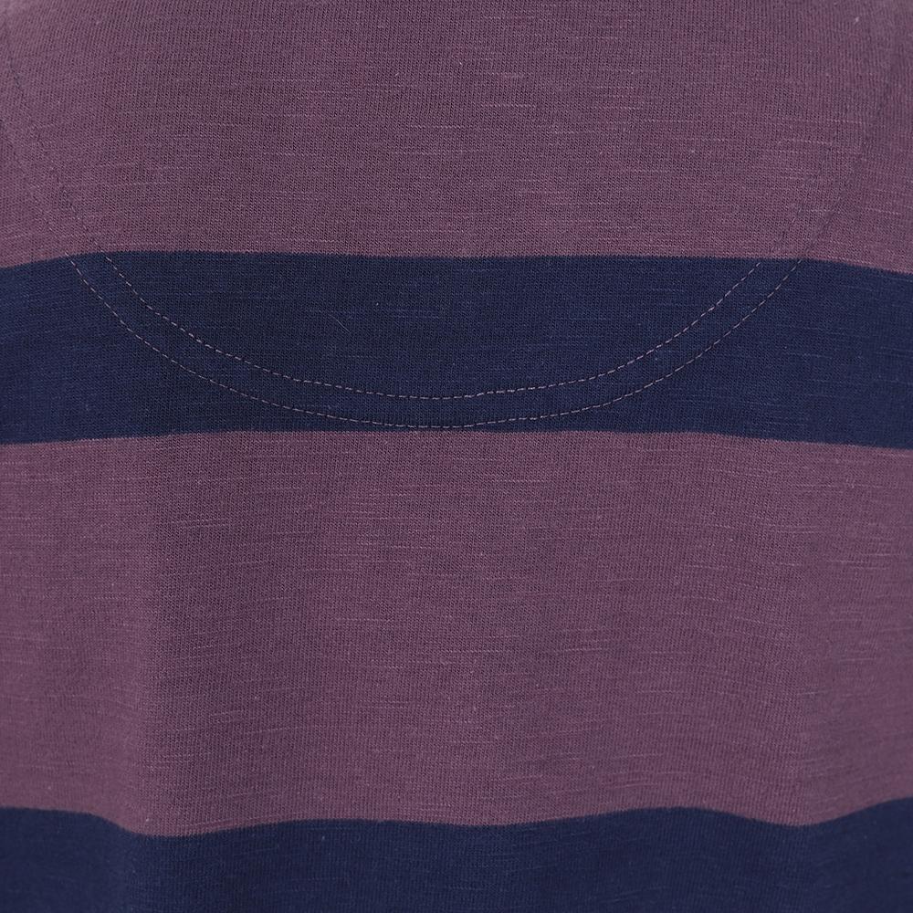 LJ78C - Striped Rugby Shirt - Grape