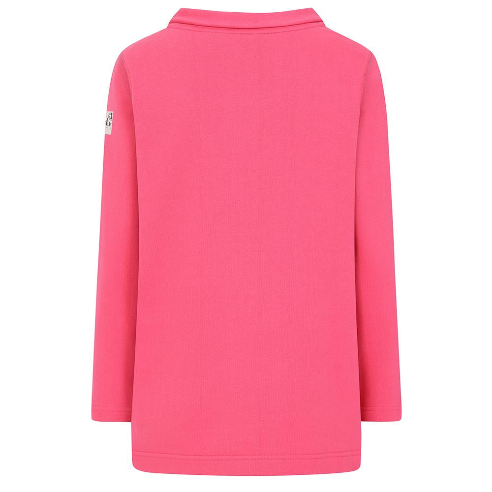 LJ94 - Plain Roll Neck Sweatshirt - Blush