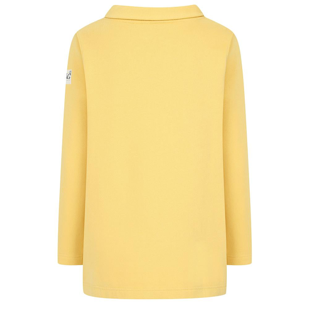 LJ94 - Plain Roll Neck Sweatshirt - Lemon