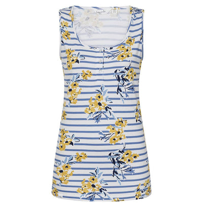 LJ110P - Ladies Printed Vest - Meadow Blue