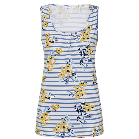 LJ110P - Ladies Printed Vest - Meadow Blue