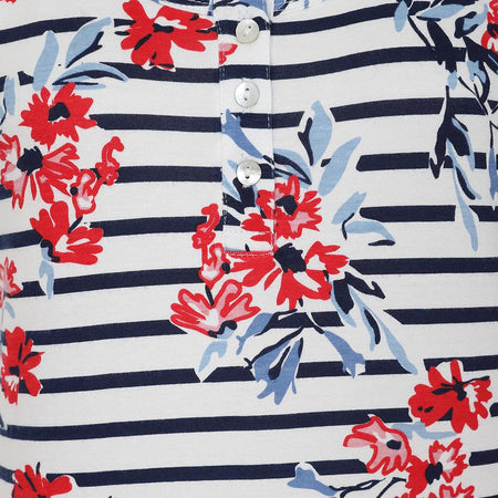 LJ110P - Ladies Printed Vest - Meadow Red