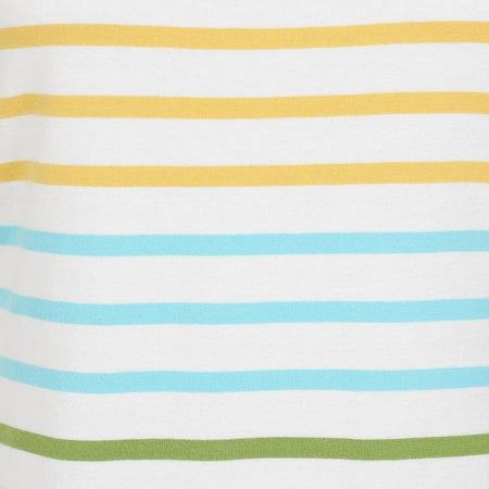 LJ115 - Striped T-Shirt Dress - Rainbow