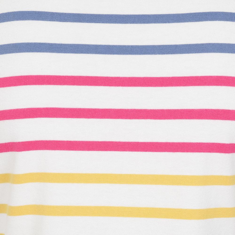 LJ115 - Striped T-Shirt Dress - Rainbow