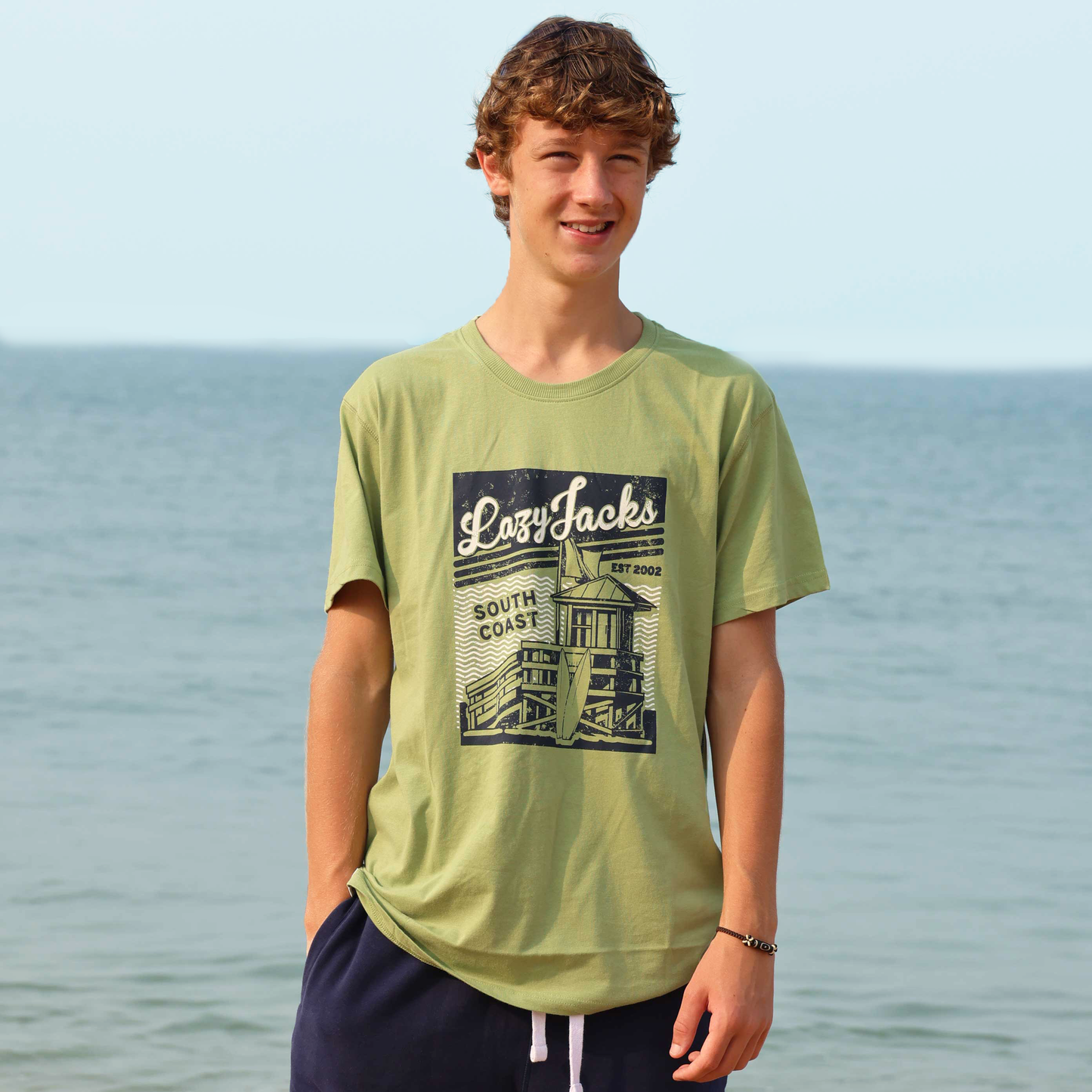 LJ15 - Printed T-Shirt - Lime