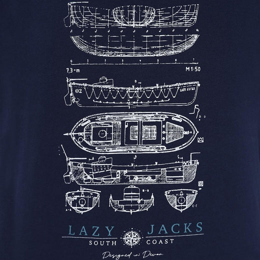 LJ15C - Boys Printed T-Shirt - Marine