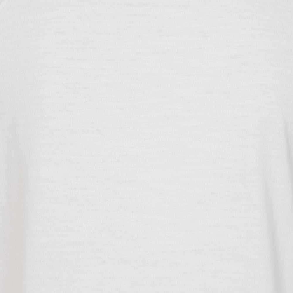 LJ163 - Ladies Roll Sleeve Tee - White