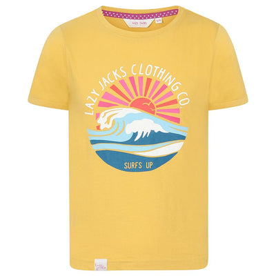 LJ208C - Girls Graphic Tee - Lemon