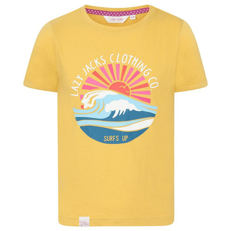 LJ208C - Girls Graphic Tee - Lemon