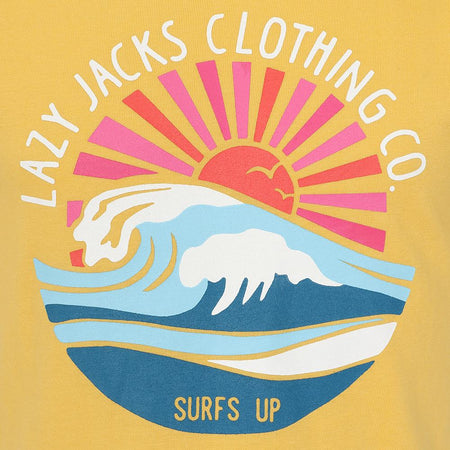 LJ208C - Girls Graphic Tee - Lemon