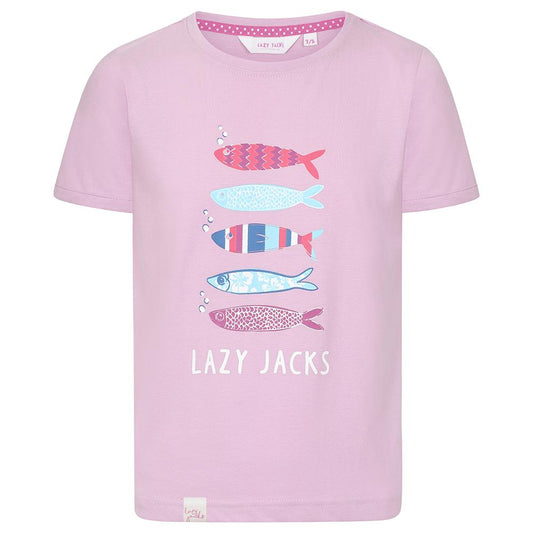 LJ208C - Girls Graphic Tee - Pink