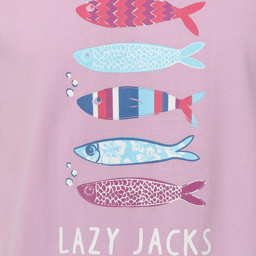 LJ208C - Girls Graphic Tee - Pink