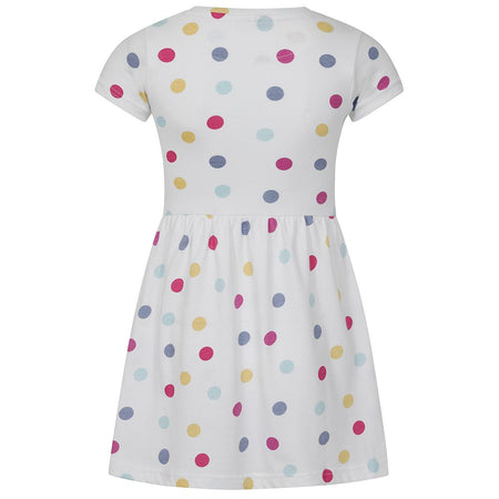 LJ375C - Girls Printed Jersey Dress - Spot
