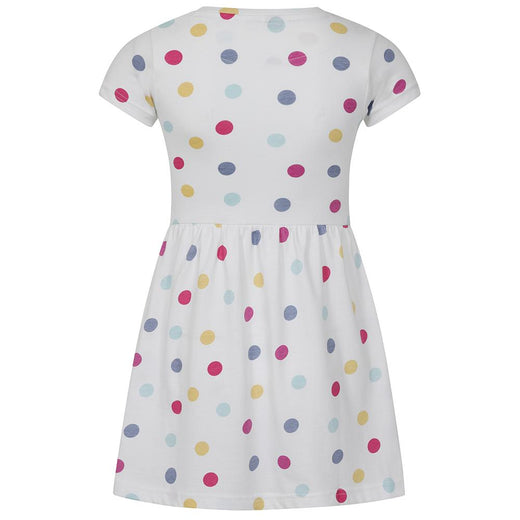 LJ375C - Girls Printed Jersey Dress - Spot
