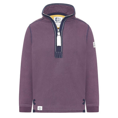 LJ40C - Boys 1/4 Zip - Grape