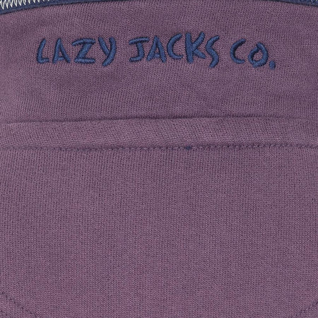LJ40C - Boys 1/4 Zip - Grape