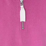 LJ3C - Girl's 1/4 Zip Sweatshirt - Raspberry