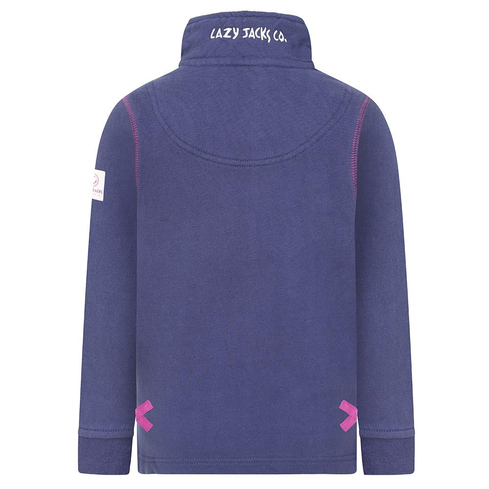 LJ3C - Girls 1/4 Zip - Twilight