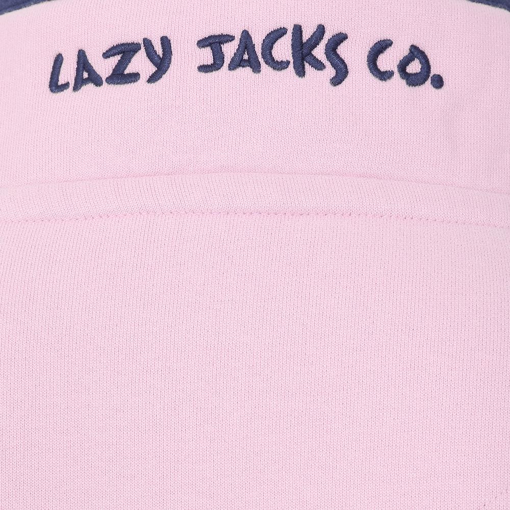 LJ3 - Ladies' 1/4 Zip Sweatshirt - Pink
