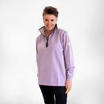 LJ3 - Ladies 1/4 Zip Sweatshirt - Lilac