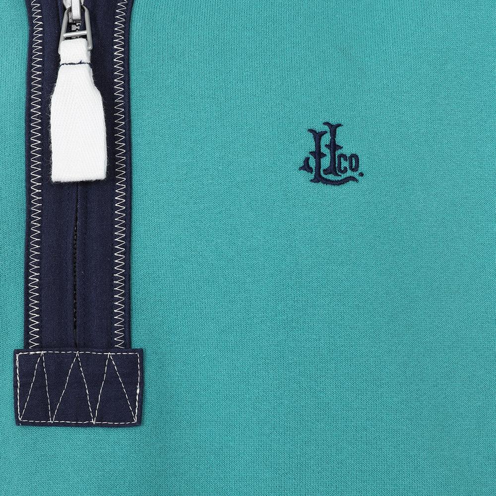 LJ40 - Men's 1/4 Zip Sweatshirt - Jade