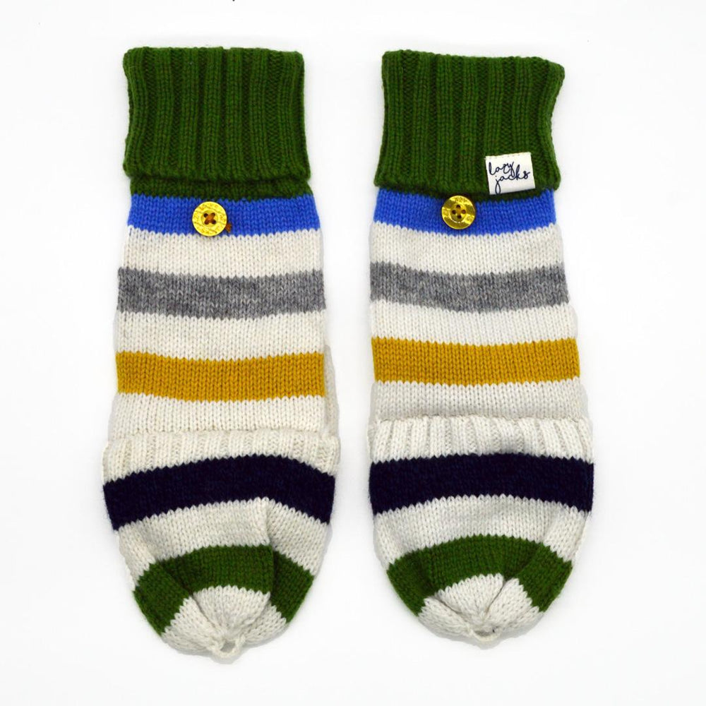 LJ74 - Knitted Mittens - Sage
