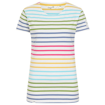 LJ8M - Ladies Short Sleeve Top - Rainbow