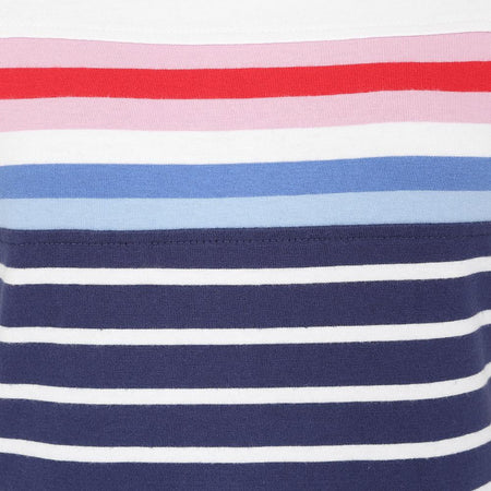 LJ8M - Ladies Short Sleeve Breton Top - Sapphire