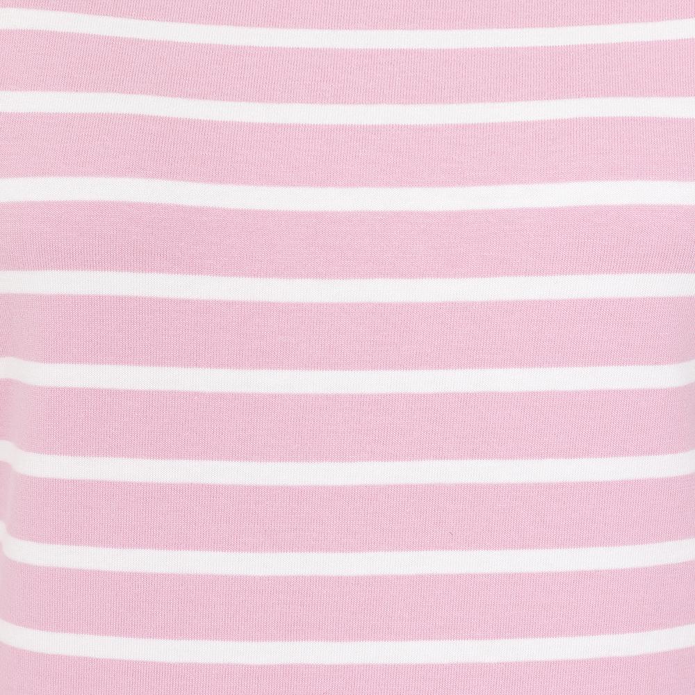 LJ8 - Ladies' Striped Breton T-Shirt - Pink