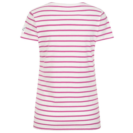 LJ8 - Short Sleeve Breton Top - Raspberry