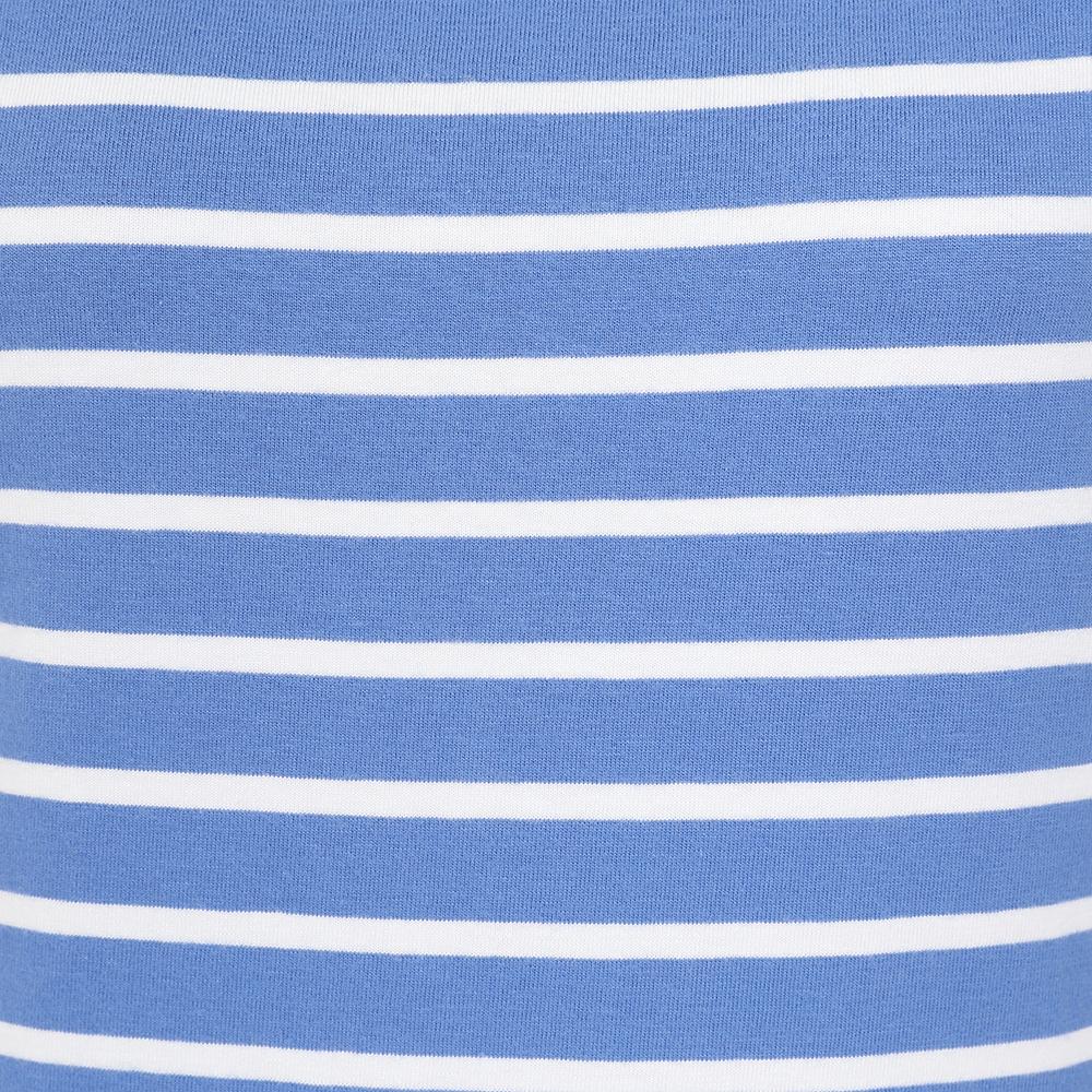 LJ8 - Ladies' Striped Breton T - Shirt - Sapphire