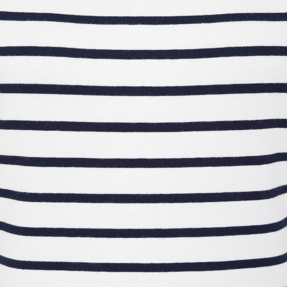 LJ8 - Ladies' Striped Breton T-Shirt - White