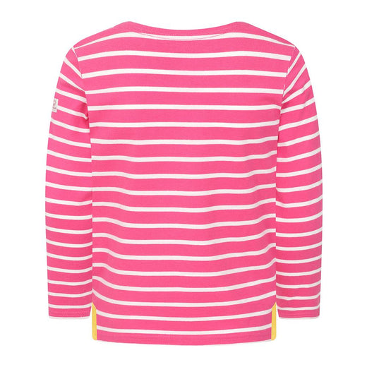 LJ97C - Girls Long Sleeve Breton Top - Sorbet