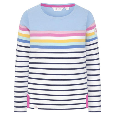 LJ97MC - Girls Long Sleeve Top - Sky