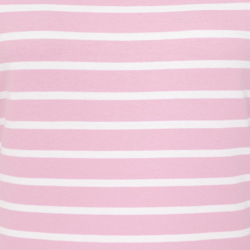 LJ97 - Ladies Striped Breton Top - Pink