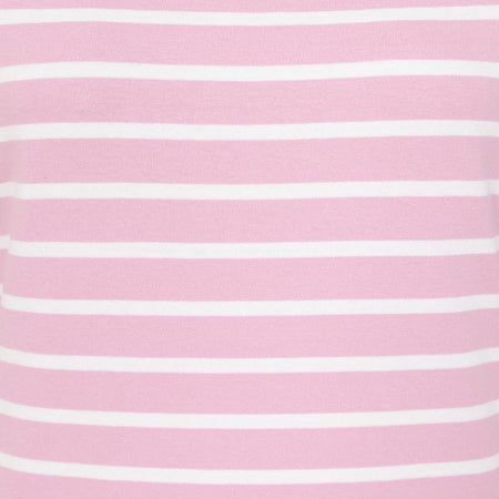 LJ97 - Ladies Striped Breton Top - Pink