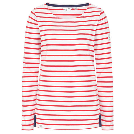 LJ97 - Striped Breton Top - Red