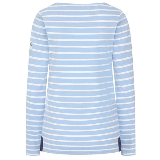 LJ97 - Ladies Striped Breton Top - Sky