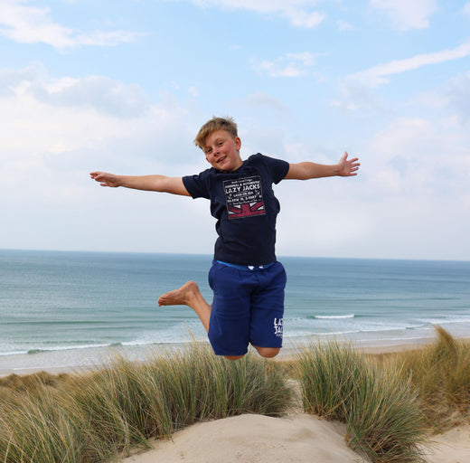 LJ9C - Boys' Printed T-Shirt - Marine