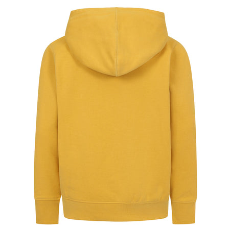 LJ21C  - Printed Hooded Sweatshirt - Maize