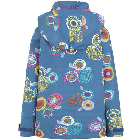 LJ45P - Printed Short Waterproof Coat - Spiral