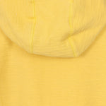 LJ102C - Girls Textured Hooded Zip Thru Sweatshirt - Lemon