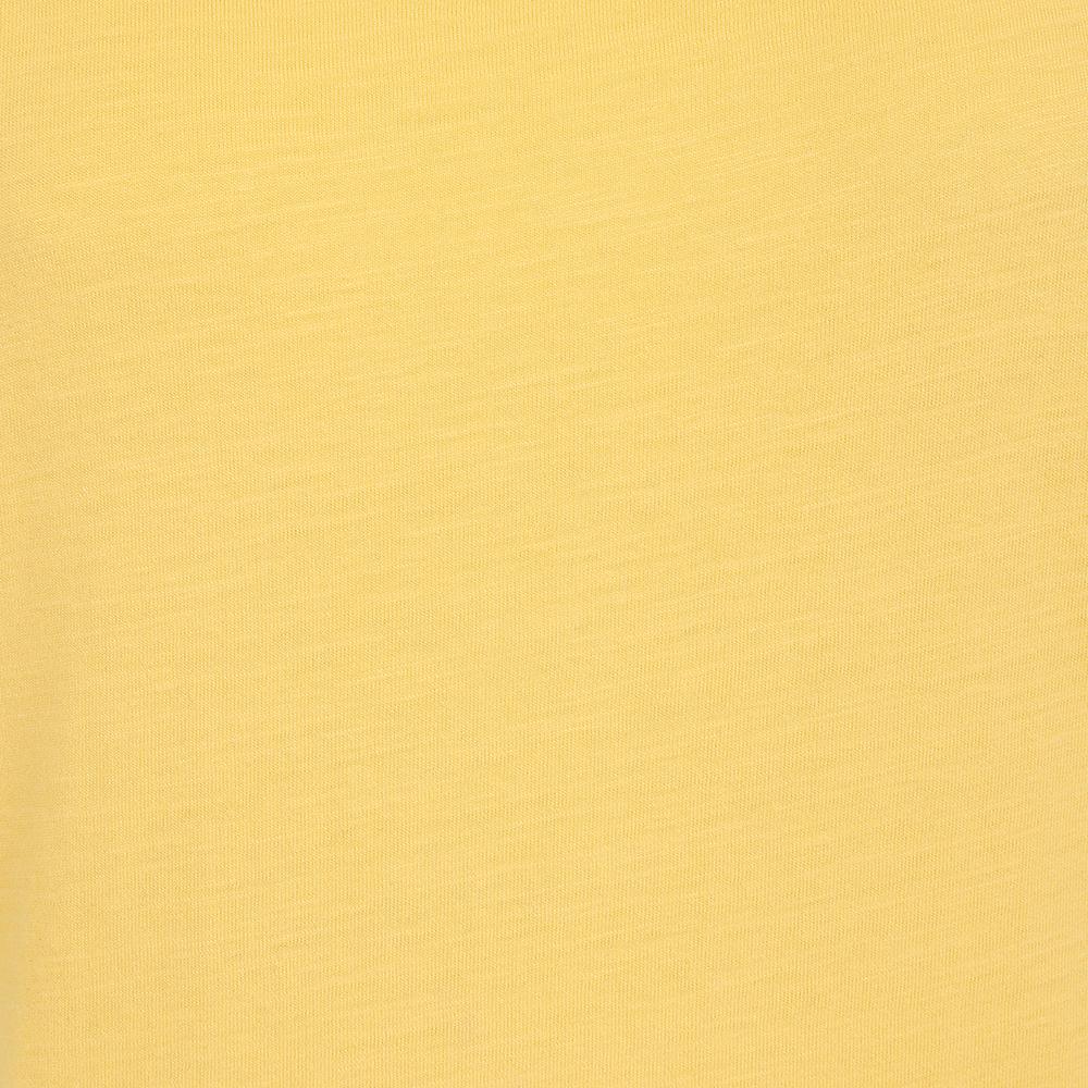 LJ163 - Roll Sleeve Plain Top - Lemon