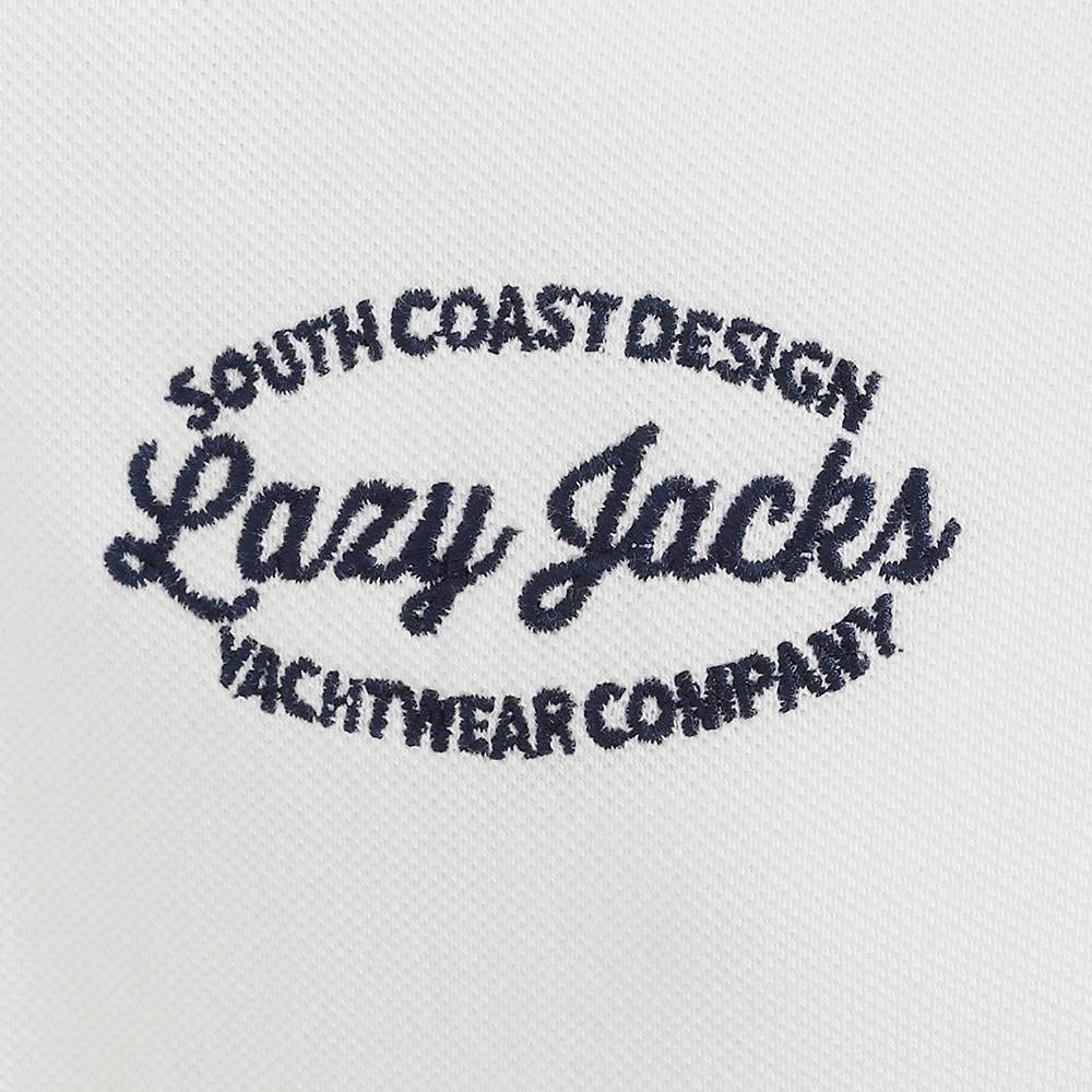 LJ23C - Short Sleeve Rugby Shirt - White
