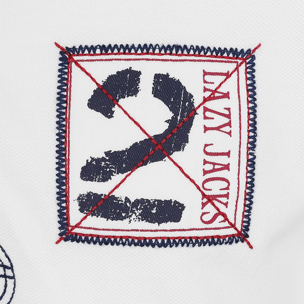 LJ23C - Short Sleeve Rugby Shirt - White