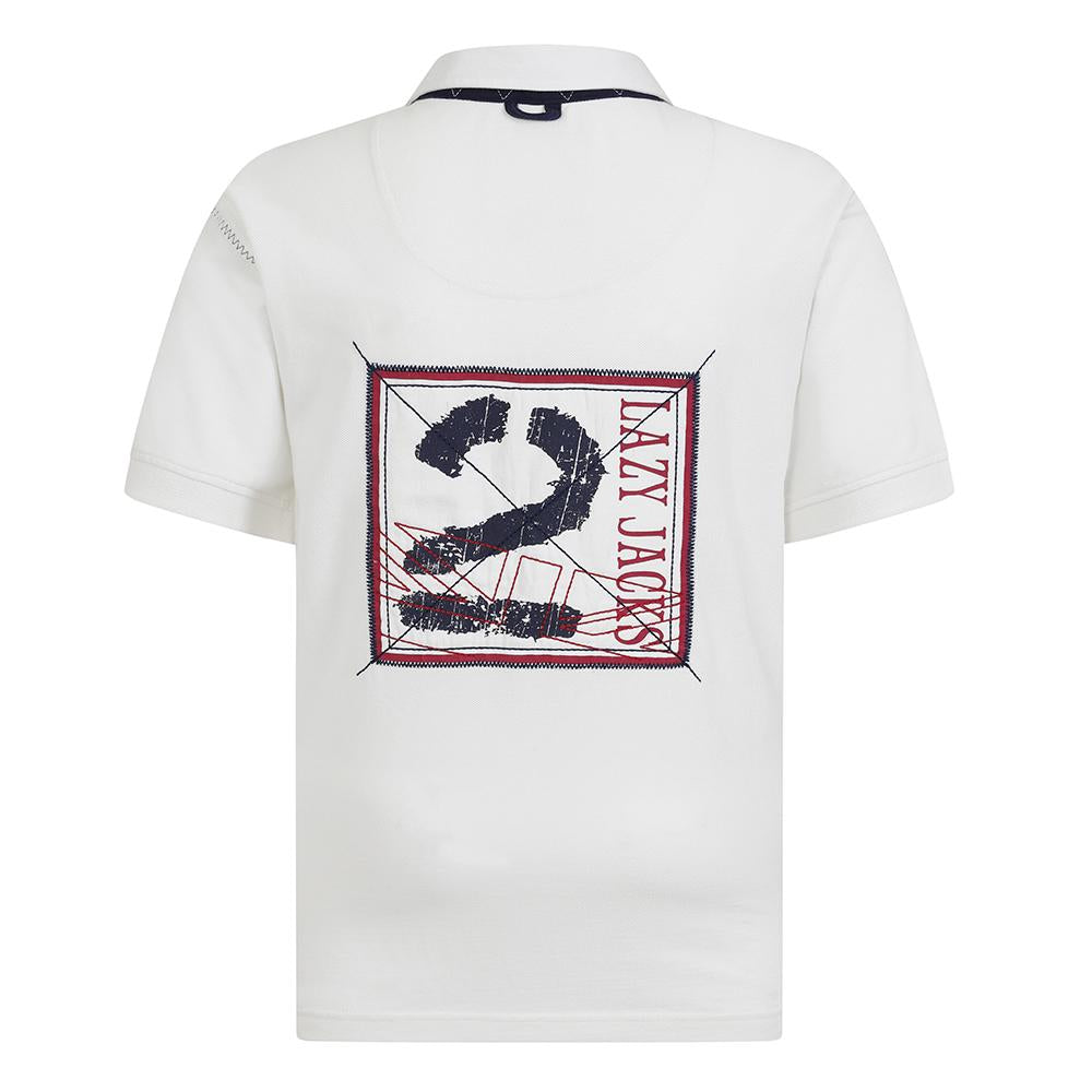 LJ23C - Short Sleeve Rugby Shirt - White