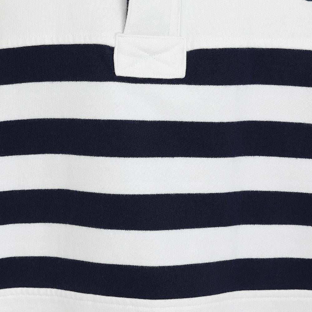 Striped 1/4 Zip Sweatshirt