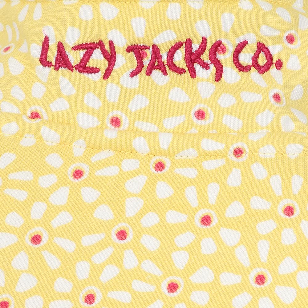 LJ3CA - Girls Printed 1/4 Zip Sweatshirt - Sunshine